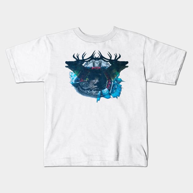 Emerging Faces Kids T-Shirt by DevanGill